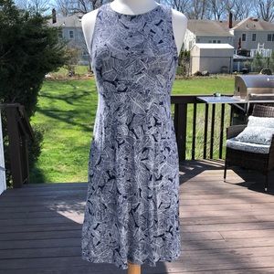 Athleta La Palma Santorini Leaf Dress Size M